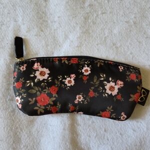 Floral Black Pouch